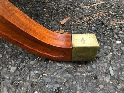  Heritage Henredon Magnificent Pair Dorothy Draper X Base Espana Side Table Bench Hollywood Regency