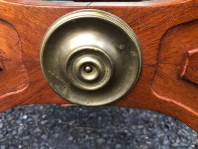  Heritage Henredon Magnificent Pair Dorothy Draper X Base Espana Side Table Bench Hollywood Regency