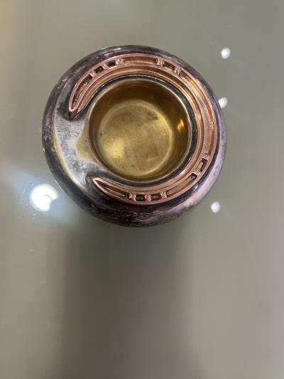 Herm s 1950s Horse shoe ashtray by Herm s