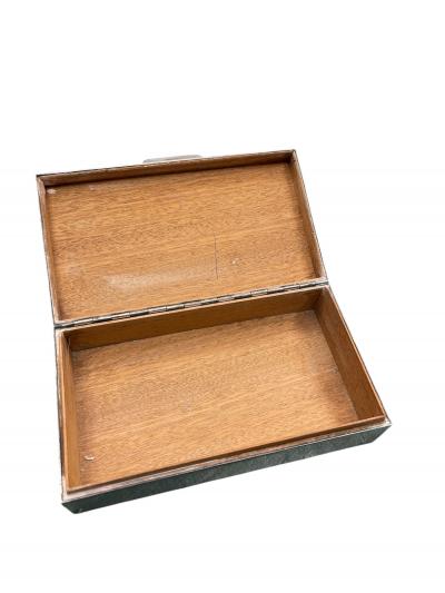  Herm s 1960s Silver plated decorative box