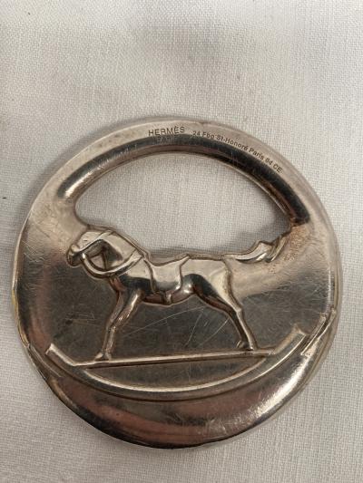  Herm s 1960s Silver rattle toy by Herm s