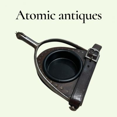  Herm s 1960s Stitched leather ashtray by Herm s