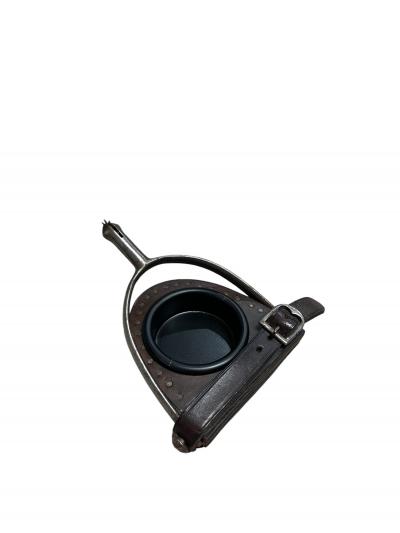  Herm s 1960s Stitched leather ashtray by Herm s