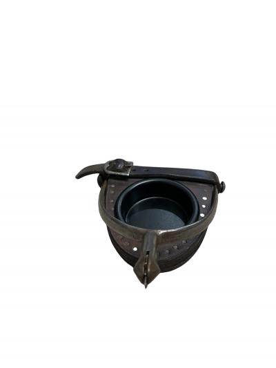  Herm s 1960s Stitched leather ashtray by Herm s