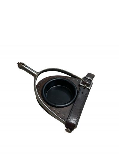  Herm s 1960s Stitched leather ashtray by Herm s