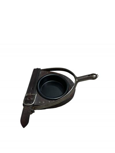  Herm s 1960s Stitched leather ashtray by Herm s