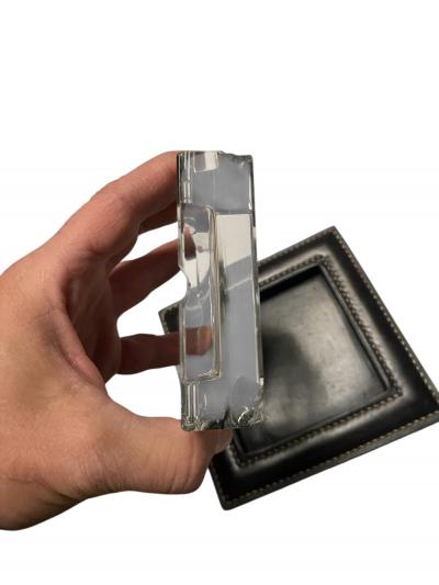  Herm s 1960s Stitched leather ashtray by Paul Dupr Lafon for Herm s