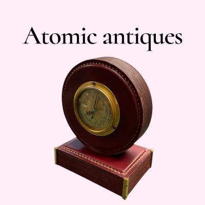  Herm s 1960s Stitched leather barometer by Paul Dupr Lafon for Herm s