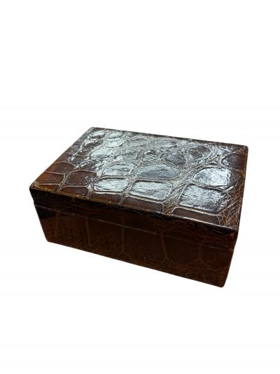  Herm s 1970s Crocodile box by Herm s