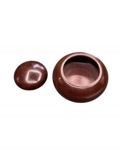  Herm s 1970s Exotic wood decorative box by Herm s