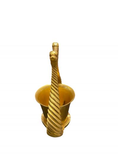  Herm s 1970s Gilt bronze pen holder by Herm s