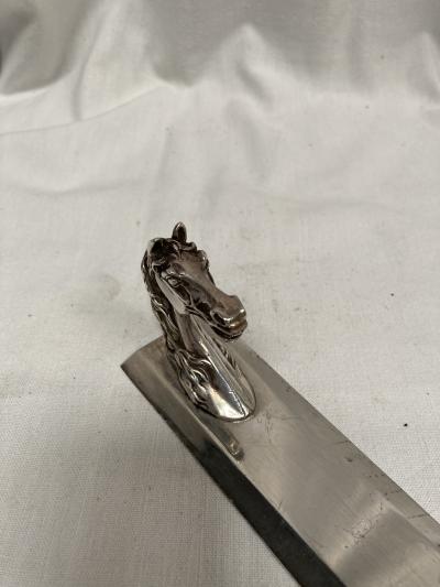  Herm s 1970s Horse head desk ruler by Herm s