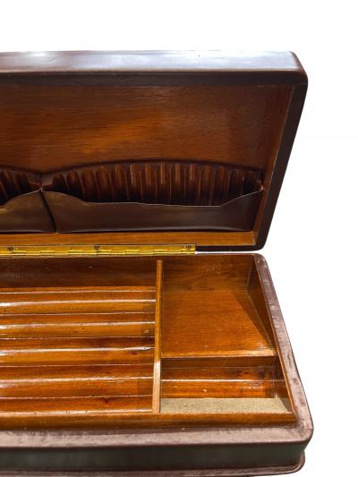  Herm s 1970s Leather cigarettes box by Herm s