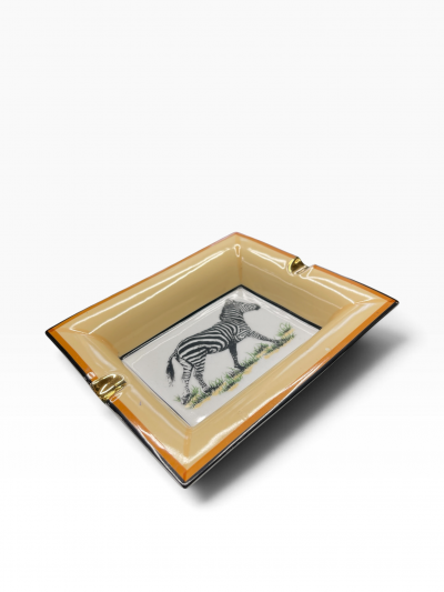  Herm s 1970s Porcelain ashtray or vide poche by HERMES