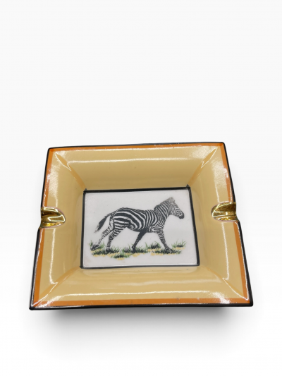  Herm s 1970s Porcelain ashtray or vide poche by HERMES