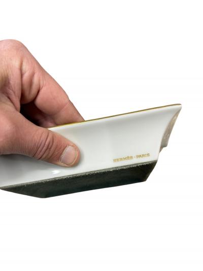  Herm s 1970s Porcelain vide poche or ashtray by Herm s