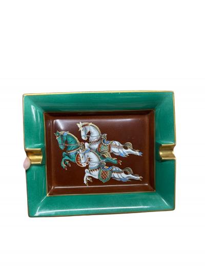  Herm s 1970s Porcelain vide poche or ashtray by Herm s