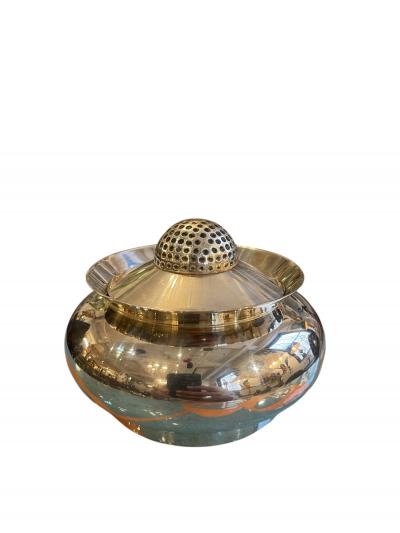  Herm s 1970s Silver plated Golf decorative box by Hermes