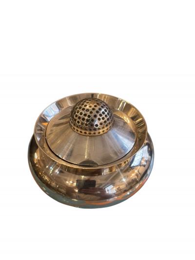  Herm s 1970s Silver plated Golf decorative box by Hermes