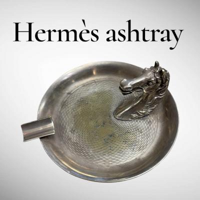  Herm s 1970s Silver plated ashtray by Herm s