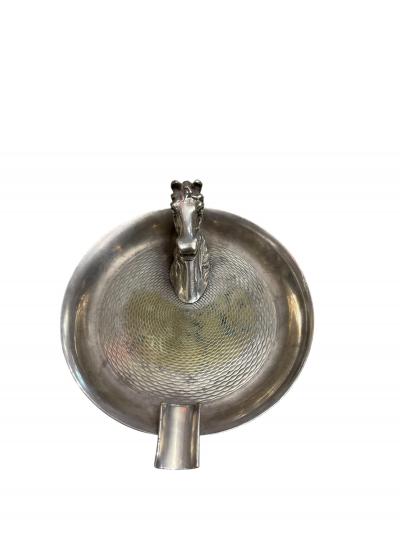  Herm s 1970s Silver plated ashtray by Herm s