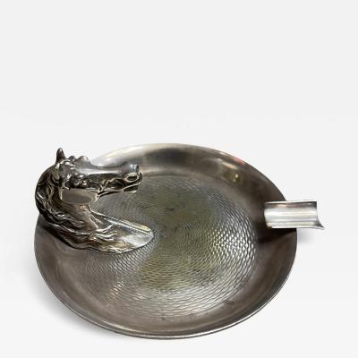  Herm s 1970s Silver plated ashtray by Herm s
