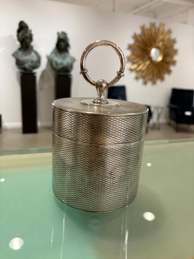  Herm s 1970s Silver plated box by Herm s