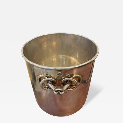  Herm s 1970s Silver plated ice bucket by Herm s
