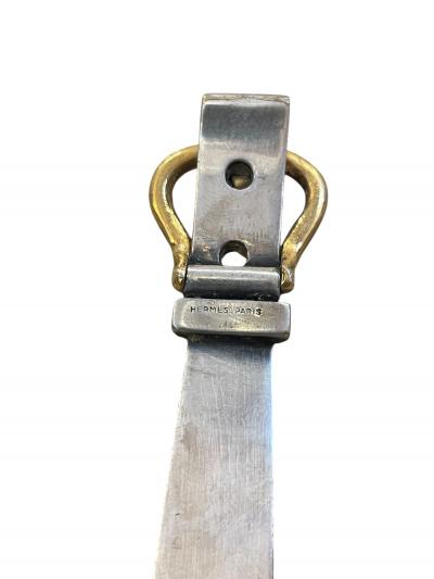  Herm s 1970s Silver plated letter opener by Herm s