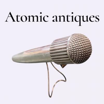  Herm s 1970s Silver plated microphone table lighter holder