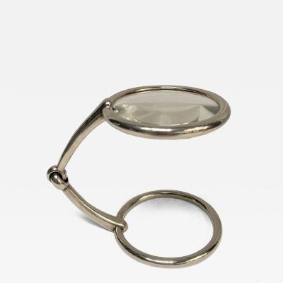  Herm s 1970s Silver plated stirrup magnificent lens by Herm s