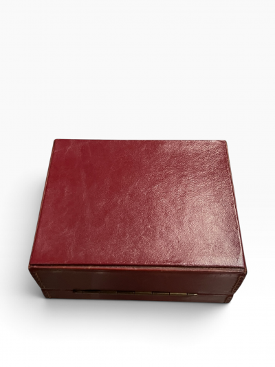  Herm s 1970s Stitched leather box by Herm s