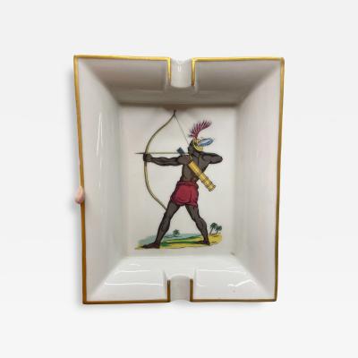  Herm s 1970s porcelain ashtray or vide poche by Herm s