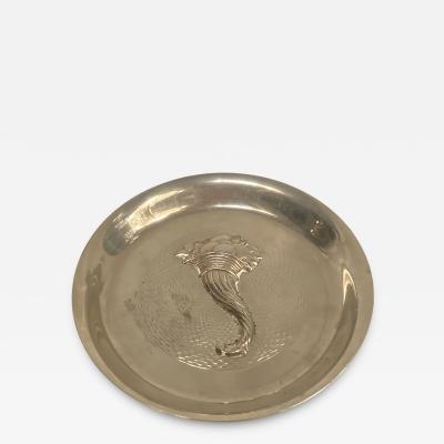  Herm s 1970s silver plated vide poche or ashtray by Herm s