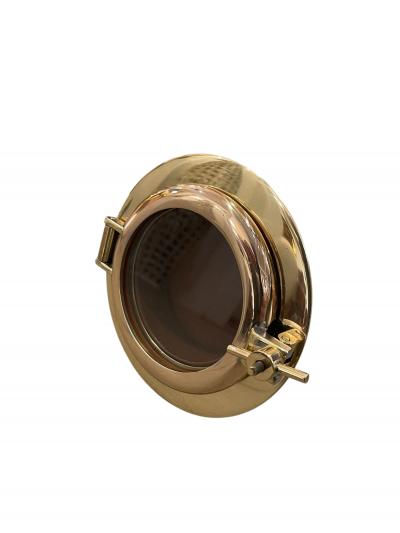  Herm s 1980s Bronze porthole picture frame by Herm s