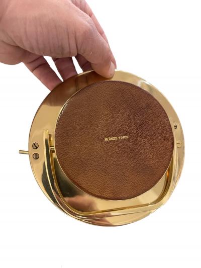  Herm s 1980s Bronze porthole picture frame by Herm s