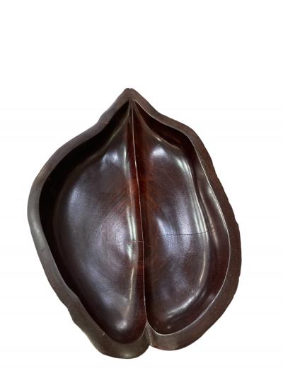  Herm s 1980s Large exotic wood vide poche by Herm s