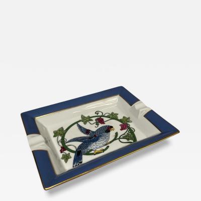  Herm s 1980s Porcelain ashtray by Herm s