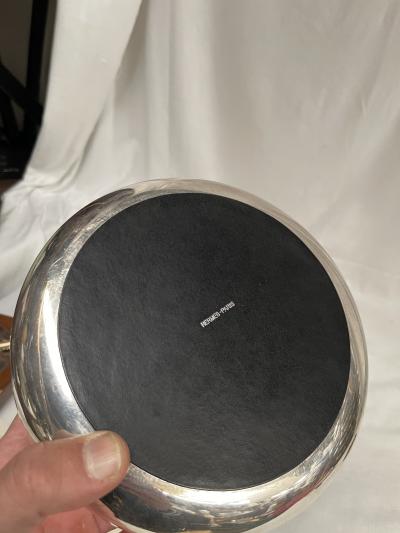  Herm s 1980s Silver plated large box by Herm s