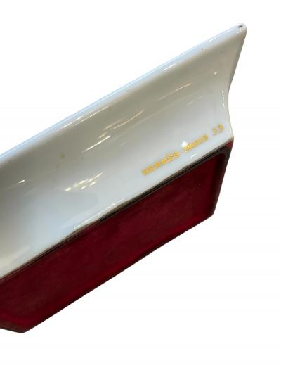  Herm s 1980s porcelain ashtray by Herm s