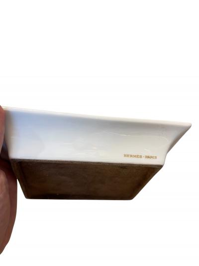  Herm s 1980s porcelain vide poche or ashtray by Herm s