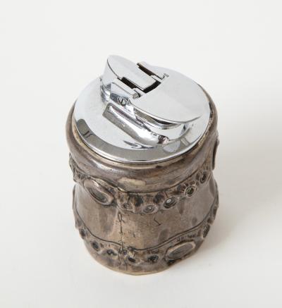  Herm s Bamboo Silver Sterling Lighter by Herm s France c 1950s