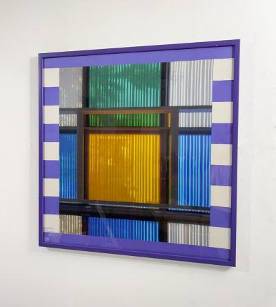  Herm s Contemporary Modern Decorative Wall Panel by Daniel Buren for Herm s