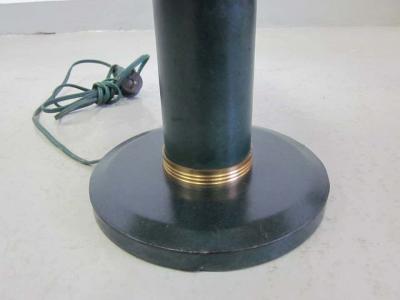  Herm s French Mid Century Leather Desk Lamp Attributed to Herm s 1940