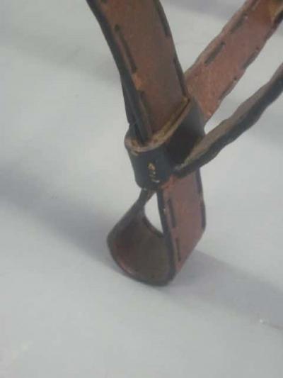  Herm s French Mid Century Modern Faux Leather Magazine Stand Attributed to Herm s