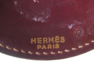  Herm s French Mid Century Modern Neoclassical Leather Desk or Table Lamp by Herm s