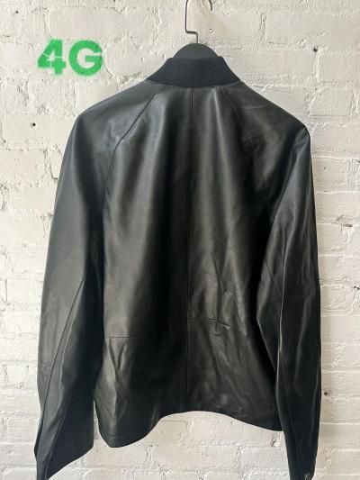  Herm s HERMES 1 1 CROCODILE LEATHER JACKET BLACK