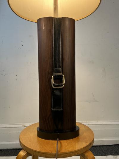  Herm s HERMES STYLE EQUESTRIAN WOOD RESIN LAMP