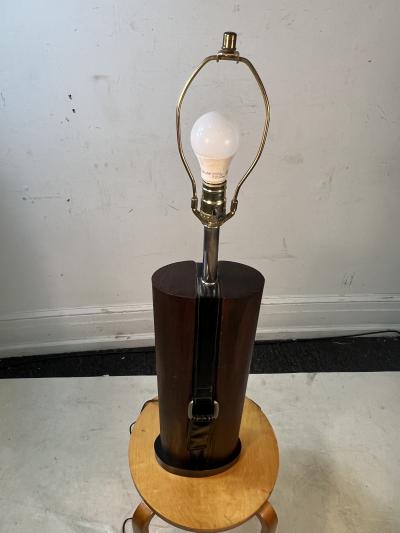  Herm s HERMES STYLE EQUESTRIAN WOOD RESIN LAMP