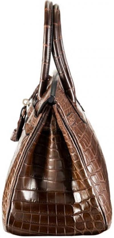 Herm s Herm s Birkin Matte Chocolate Niloticus Crocodile Bag
